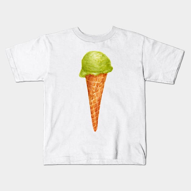 ice cream 1 Kids T-Shirt by lisenok